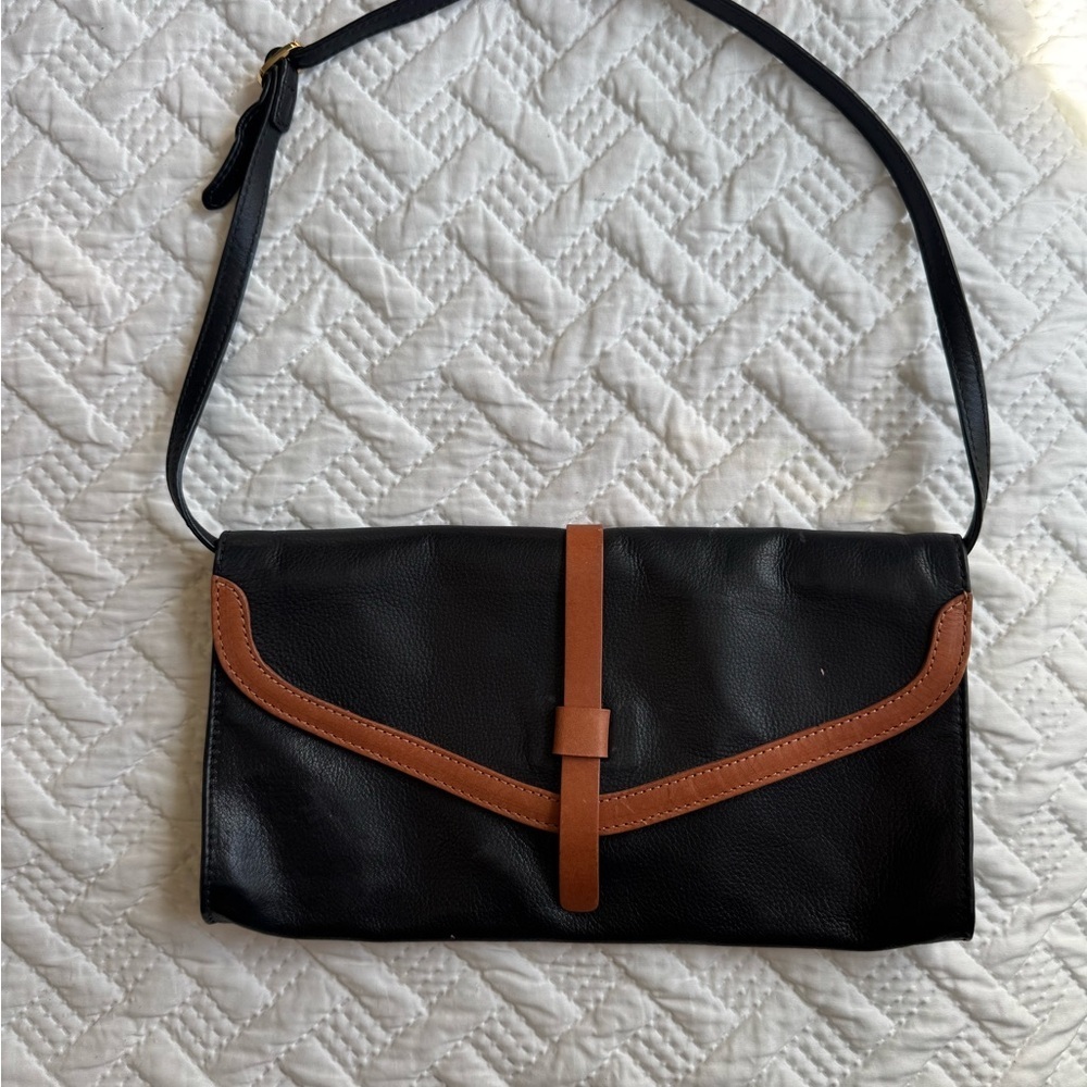 Black and Brown Shoulder Bag